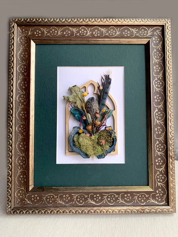 Cottagecore Decor Real Dried Flower and Natural Art