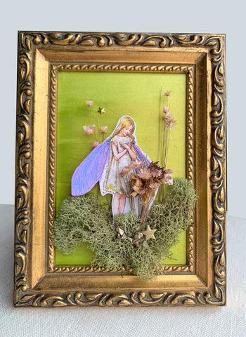 Fairy Cottagecore Decor Real Dried Flower and Natural Art
