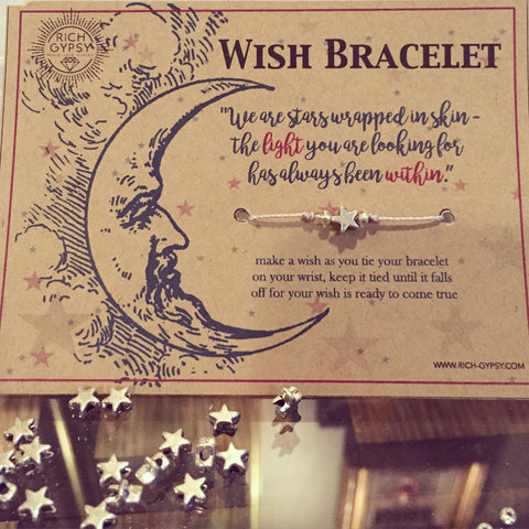 Vintage Moon Wish Bracelet