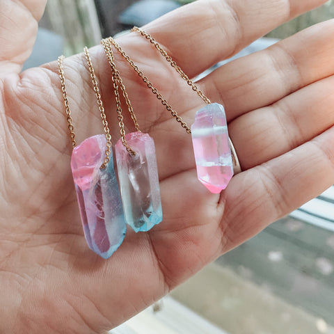 Cosmic Love Unicorn Quartz Necklace